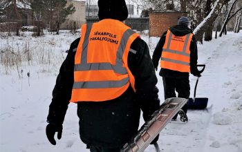 Sniega tīrīšana 6.03.2023.