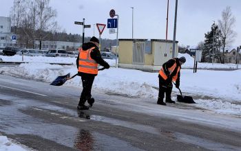 Sniega tīrīšana 6.03.2023.