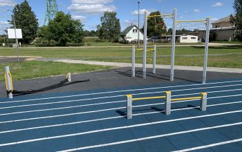 Skeitparks un vingrošanas laukums
