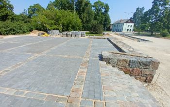 O.Kalpaka laukuma pārbūves darbi