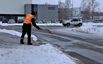 Sniega tīrīšana 6.03.2023.