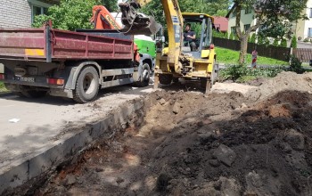 Norit auto stāvlaukuma izbūves darbi Palejas ielā 15