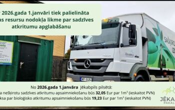 #JēkabpilsPakalpojumi #AtkritumuApsaimniekošana #TarifuIzmaiņas #Šķirošana #Jēkabpils #VideiDraudzīgi