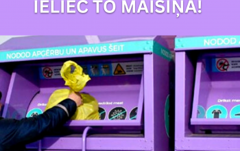 Pirms izmet tekstilu, ieliec to maisiņā!
