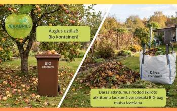 #JēkabpilsPakalpojumi #BIOAtkritumi #DārzaAtkritumi #BIGBAG #ŠķiroAtbildīgi #Jēkabpils