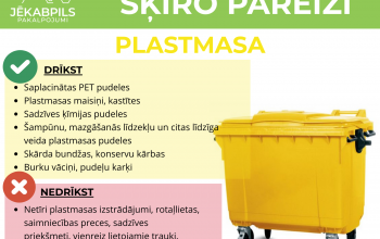 &Scaron;ĶIRO PAREIZI- Plastmasas un metāla atkritumi