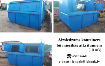 Par būvniecības atkritumu apsaimnieko&scaron;anu privātpersonām