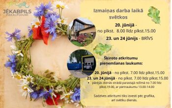 #jekabpilspaklpojumi #darbalaiks #sadzivesatkritumi