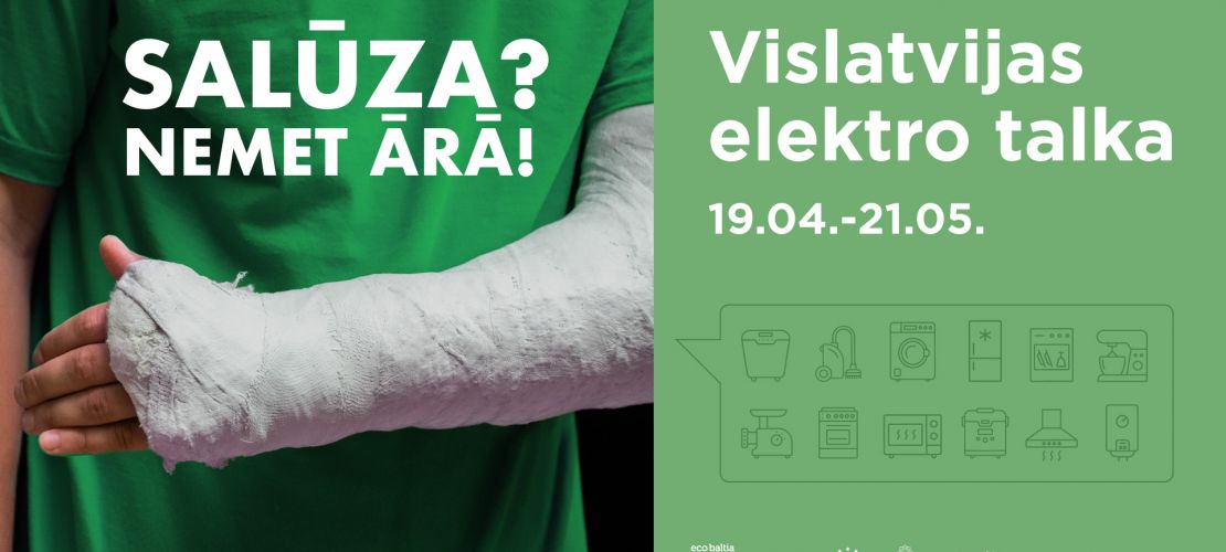 Nodod veco elektrotehniku šķiroto atkritumu pieņemšanas laukumos un laimē vērtīgas balvas!