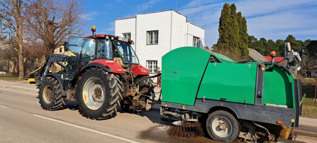 Uzsāk ielu un ietvju attīrīšanu no smiltīm