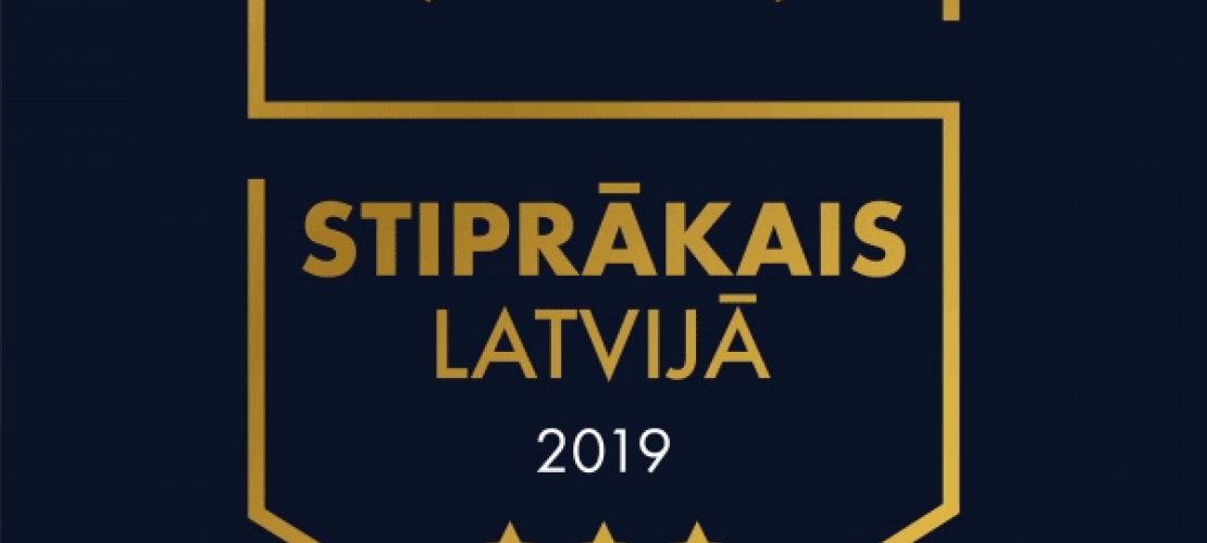 Uzņēmums SIA “Jēkabpils pakalpojumi” ieguvis sertifikātu “Stiprākais Latvijā 2019''