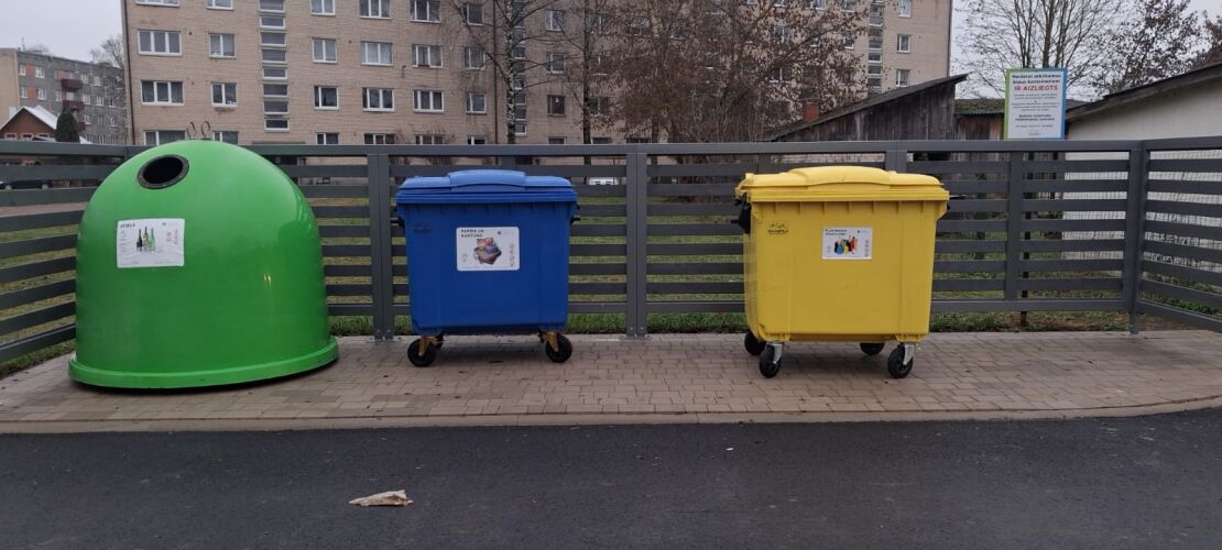 Jauns dalīti vākto atkritumu  nodošanas PUNKTS